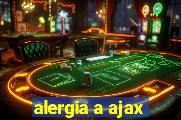 alergia a ajax